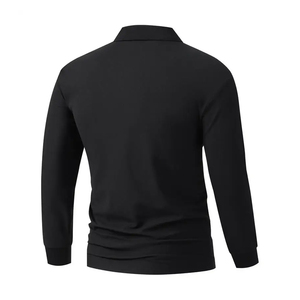 Camisetas Polo de Manga Larga para Hombre de Alta Calidad, Camisetas Polo de Manga Larga con Impresión Digital por Sublimación de Tinta de Alta Calidad Personalizadas - Product Image 2