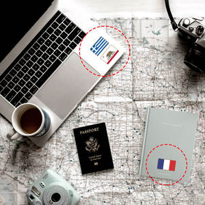 Adesivi Premium per Moto e Auto con Bandiere Europee (3 Bandiere) - Modello 8016408082120 - Product Image 2