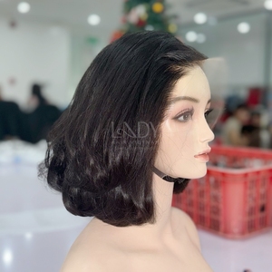 La mejor calidad Super Bone Straight Color natural Frontal Bob con precio al por mayor de cabello humano real cabello vietnamita - Product Image 2