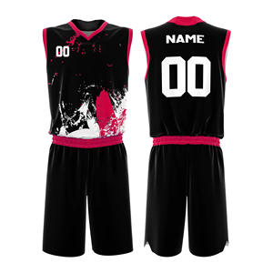 Vêtements de sport d'équipe personnalisés de bonne qualité Chemises de basket-ball à sublimation Maillot de basket-ball personnalisé - Product Image 1