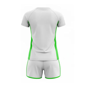 Uniforme de Voleibol Blanco al por Mayor, Camiseta y Pantalones Cortos, Diseño Personalizado, Impresión Digital por Sublimación, Uniforme Masculino - Product Image 4