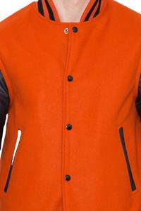 2026 vente en gros nouvelle veste universitaire en laine de conception personnalisée 100% col montant respirant avec broderie faite par Ashiba Sports - Product Image 6