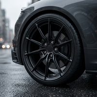 Nouvelles jantes en alliage d'aluminium forgé JWYC 17-19 pouces 25mm/20mm ET à rayons multiples pour montage universel sur voiture, rénovation/mise à niveau