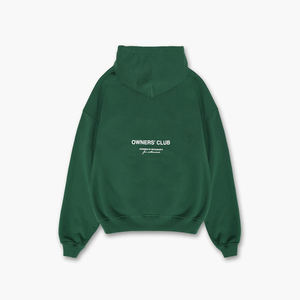 Blanc noir poids lourd 500 gsm français éponge surdimensionné personnalisé sweat à capuche court hommes pull Street Wear à capuche unisexe - Product Image 5