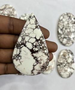 Auténtico hecho a mano caballo salvaje magnesita cabujón multicolor Natural suelto piedra preciosa mezcla forma AAA grado personalizado Trimurti gemas - Product Image 5