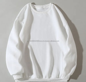 Venta al por mayor de alta calidad liso en blanco impreso cuello redondo deportes hombre personalizado cuello redondo sudadera para hombres transpirable camisa de secado rápido - Product Image 4