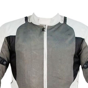 Nueva llegada transpirable hombres impermeable negro textil motocicleta chaqueta de moto mejor calidad chaqueta de moda de cuero - Product Image 2