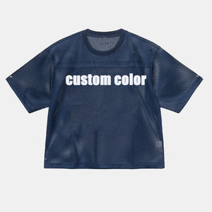 Lo más nuevo, la mejor camiseta de fútbol de malla transpirable americana para hombres de alta calidad, camiseta de fútbol por sublimación, ropa de fútbol, camiseta de malla - Product Image 3