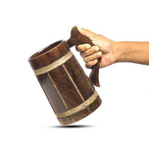 แก้วมักทรงเขาควายทำด้วยมือแก้วชากาแฟเป็นมิตรต่อสิ่งแวดล้อมวัสดุธรรมชาติที่ทนทานผู้จัดจำหน่ายในประเทศอินเดีย - Product Image 6