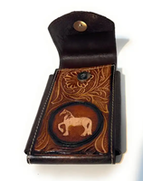 Casing Ponsel Kulit Sapi Full Grain Ekstrem dengan Motif Bunga & Kulit Bermotif Kuda, Dompet Ponsel Kulit dengan Harga Grosir, Laris Manis