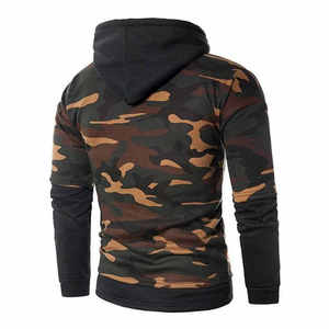 Marque privée quantité minimale de commande bas hommes camouflage Style sweats à capuche de haute qualité 100% coton matériel meilleure vente hommes sweat à capuche sublimé - Product Image 3