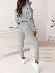 ชุดวอร์มผู้หญิงอเนกประสงค์ สไตล์ลำลอง สำหรับออกกำลังกาย ฟิตเนส และสวมใส่ในชีวิตประจำวัน - Product Image 4