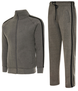 Custom Men's Breathable Full-<b>Zip</b> <b>Hooded</b> SweatSuit Wholesale Sportswear Long Sleeve Jogging Tracksuit Sets Winter Solid Printed - Product Image 6