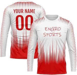 Manufacturer Engro Sportswear Uniforms Industry Custom Sublimation Print <b>Short</b> <b>Sleeve</b> Basketball Shooting Shirts & <b>Hoodies</b> - Product Image 1