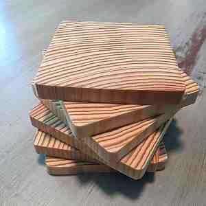 Sous-verres en bois de noyer fabriqués à la main personnalisés qualité d'exportation ensemble durable de nouveau design fabriqué en Inde - Product Image 6