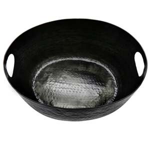 Seau à glace martelé fait à la main vin bière refroidisseur de bouteille seau de stockage maison bar restaurant mariage hôtel refroidisseur glace boisson baignoire - Product Image 4