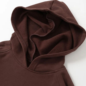 ชุดวอร์มผ้าฝ้ายทรงหลวมสำหรับผู้หญิงชุดวอร์มทรงหลวมมีฮู้ดและกางเกงขาสั้น2ชิ้นโลโก้ตามสั่ง - Product Image 3