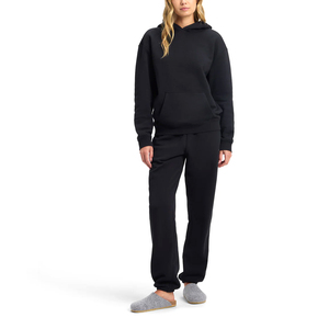 Survêtement décontracté pour femme, logo personnalisé OEM tendance, vêtements de sport d'hiver, respirant, léger, polyester/coton, toucher doux - Product Image 1