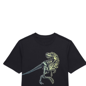 เสื้อยืดผู้ชายสีดำ แขนสั้น คอกลม ทรงโอเวอร์ไซส์ ผ้าฝ้ายเจอร์ซีย์ 100% เป็นมิตรกับสิ่งแวดล้อม สไตล์สตรีท ผ้าหนัก 320 กรัม - Product Image 4