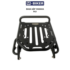 Porte-bagages arrière pliable en aluminium Yamaha PG1 avec dispositif de sécurité certifié SN PHM MI NHT - Product Image 2