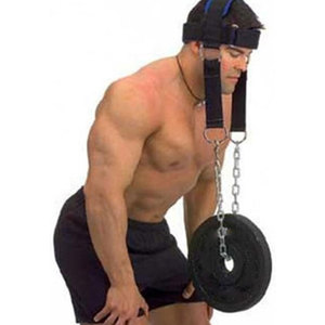 Arnés de cabeza para hombre de Venta caliente para entrenamiento de fuerza y gimnasia Color ajustable Neopreno y algodón Logotipo personalizable - Product Image 6