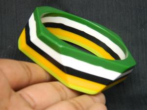 Handmade Resin and Wood <b>Bracelet</b> Bangle New Design Resin Bangles for <b>Girls</b> and Women for Wedding or Gift Main Material Brass - Product Image 4