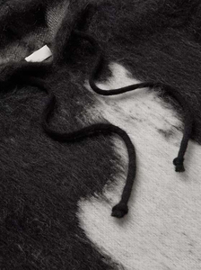 Sweat à capuche unisexe en maille moelleuse de style mohair, épais et chaud, vente en gros, livraison rapide, logo personnalisé brodé, sweat à capuche unisexe - Product Image 4