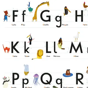 Póster ABC de Papel de 170g para Decoración de Paredes - Product Image 5