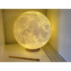 Nouvelle arrivée lampe de lune qualité incroyable lampe de lune mignonne pour la maison élégante gradation crème et abat-jour de lumière blanche - Product Image 5