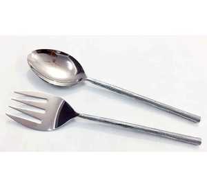 Vente en gros de fourchettes et cuillères à salade en acier inoxydable de haute qualité Set de table Accessoires de cuisine Gadgets de cuisine - Product Image 6