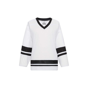 Série été, maillot d'entraînement de hockey sur glace 100% polyester, nom de l'équipe sur le devant, logo, découpe automatisée, séchage rapide, service OEM disponible - Product Image 4