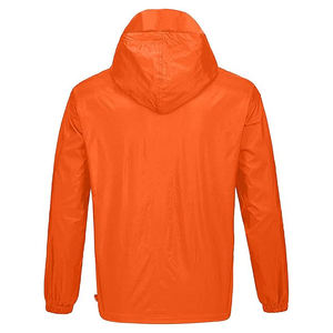 Chaqueta Cortavientos Impermeable de Nailon para Hombre, Diseño Personalizado, para Ciclismo, Running, al Aire Libre, con Capucha y Decoración de Piel, Tallas Grandes - Product Image 2