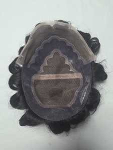 Bollywood Model Water Wave Human <b>Hair</b> Toupee <b>Wig</b> <b>for</b> <b>Men</b> Taz <b>Hair</b> Bangladesh Prosthesis Item - Product Image 2