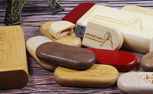 1pcs miễn phí biểu tượng tùy chỉnh USB Flash Drive tùy chỉnh logo 16GB 32GB 128GB Quà Tặng bằng gỗ Hộp quà tặng 500 Mb flashdrives USB Memory <span class=keywords><strong>Stick</strong></span> - Product Image 3