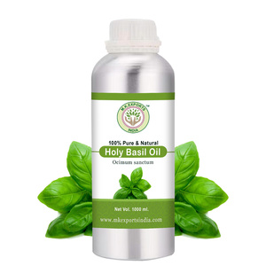 Aceite esencial de Albahaca Santa, aceite de Tulsi de grado terapéutico a granel para aromaterapia, cuidado de la piel, cuidado del cabello, extracto de planta Natural - Product Image 1