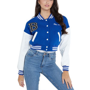 Chaquetas universitarias largas para mujer hechas en Pakistán OEM en tela de lana Chaquetas universitarias para hombre con logotipo de marca personalizado de Venta caliente - Product Image 4