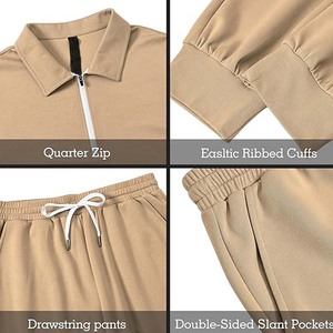 New Style Unique Custom Design Casual Men Windproof Winter Tracksuits Customized Breathable Plain Dyed Digital Printing Plus - Product Image 2