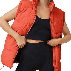 Chaleco acolchado Unisex de alta calidad, chaleco sin mangas Multicolor para ropa de invierno, diseño elegante de calle principal - Product Image 6