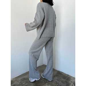 Conjunto de Suéter de Punto Estilo Pescador para Mujer, Colección 1006 - Product Image 3