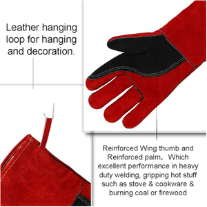 ถุงมือหนังวัวแท้คุณภาพสูง ทนทานต่อการสึกหรอ สำหรับงานเชื่อมโลหะ ใช้ในอุตสาหกรรม คุณภาพดี ราคาถูก - Product Image 2