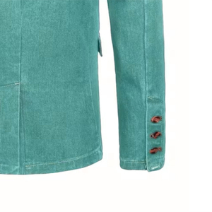 2025 nueva chaqueta de mezclilla de tendencia elegante al por mayor de alta calidad última chaqueta de hombre con personalización chaqueta de tendencia superior - Product Image 6