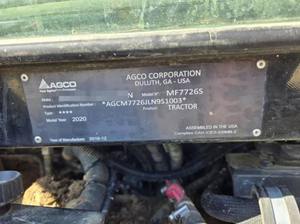 TRACTOR AGRÍCOLA VERSÁTIL PERFORMANTE 7726S CON TRANSMISIÓN AVANZADA TRACCIÓN 4WD CONFIABLE PARA TAREAS DE LABRANZA Y CAMPO DE GRANJA - Product Image 2