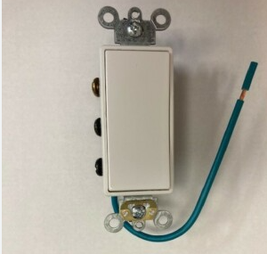 สวิตช์<span class=keywords><strong>ไฟ</strong></span>ติดผนังแบบโยกเดี่ยว CUL 15A 120V เปิด/ปิด สำหรับใช้งานเชิงพาณิชย์ ปลั๊กไฟแบบอเมริกัน/แคนาดา - Product Image 3