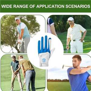 Gants de golf unisexes, design ergonomique, doublure intérieure douce, contrôle amélioré, adhérence parfaite, parfaits pour la pratique sur le driving range. - Product Image 5