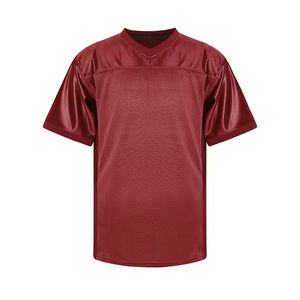 Le plus récent uniforme de maillot de football américain personnalisé pour adultes tissu de maille personnalisé avec conception de sublimation - Product Image 3