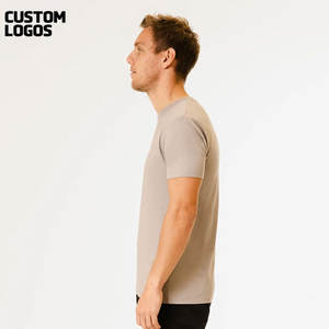 Camiseta de Manga Corta Holgada de Algodón Puro para Hombre, Talla Pequeña - Product Image 3