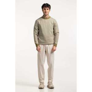 Pull à col rond pour homme 100% coton, respirant, motif imprimé, logo, lettres, manches courtes - MN-SWT-WS24-035 - Product Image 2