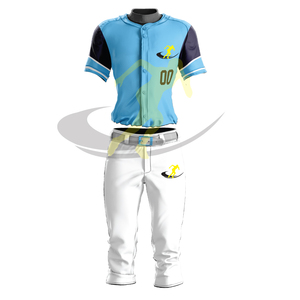 Conjunto de ropa deportiva de béisbol y sóftbol al por mayor personalizado, camiseta transpirable, ropa de equipo de sublimación impresa de talla grande - Product Image 4