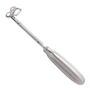 Curette adénoïde en acier inoxydable, instrument chirurgical ORL, curettes manuelles - Product Image 3