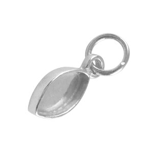 Super Sterling Silver Finding Supply DIY Collet Métal Montage Lunette Charme Pendentif Marquise 3x6mm à 10x20mm Femmes Lunette Réglage - Product Image 5